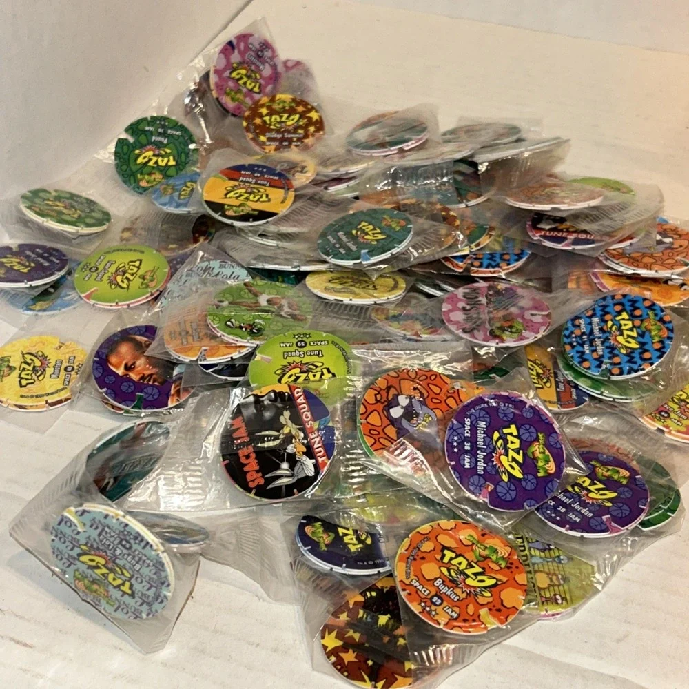 300 Space Jam Michael Jordan Tazo 1996 Warner‎ Bros Pog Cap Lot